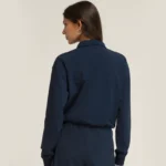 Wilson Davenport Woven Women Popover Navy 03