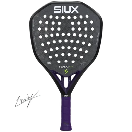 Siux Fenix Pro 2026 Padel Racket Leo Augsburguer Black 007