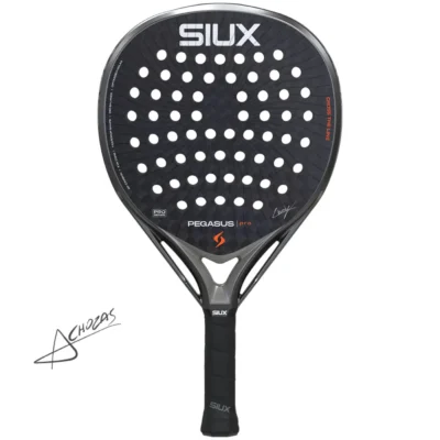 Siux Pegasus Pro 2026 Padel Racket Alex Chozas Grey 01