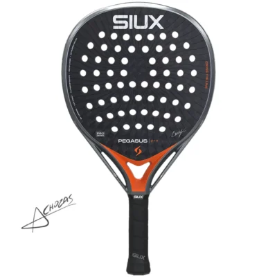 Siux Pegasus Pro 2026 Padel Racket Alex Chozas Orange 01