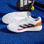 ADIDAS Courtquick Padel Shoes 2026 White Orange 03