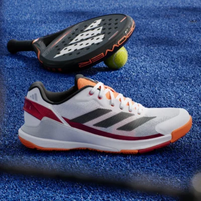 ADIDAS Crazyquick Padel Shoes 2026 Cloud White Coral 02