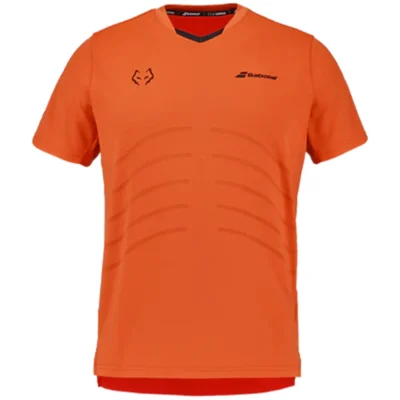 BABOLAT Réplica Juan Lebrón Padel Shirt Red Orange 2026 01
