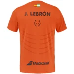 BABOLAT Réplica Juan Lebrón Padel Shirt Red Orange 2026 04