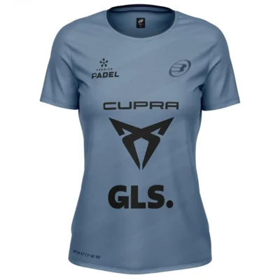 BULLPADEL Pinatar Bea González Padel Shirt Atomic Blue 01