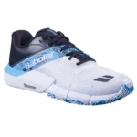 BABOLAT Movea 2 Men Padel Shoes White Cyan Blue 02