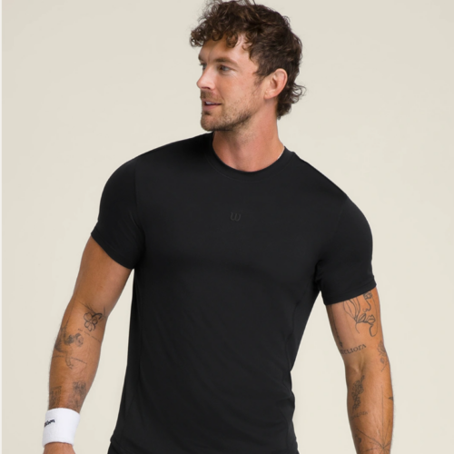 Camiseta de pádel Wilson Everyday Negra 2026