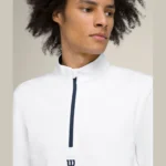 WILSON Elevate Performance Half Zip Pullover Padel Top 05