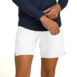WILSON Tournament Padel Short V2 Unlined Bright White 01