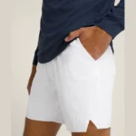 WILSON Tournament Padel Short V2 Unlined Bright White 05