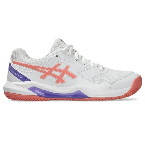 ASICS Gel-Dedicate 8 Women Padel Shoes 2026 White Guava 01