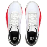 WILSON Rush Tour 5 Men Padel Shoes White Red 05
