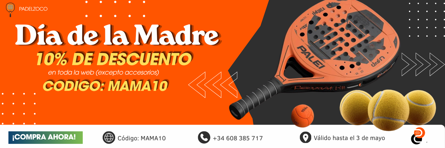 Descuento Pádel Día de la Madre 10% Padezco