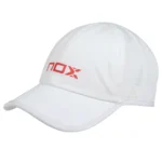 NOX Padel Cap White Red 01