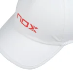 NOX Padel Cap White Red 03