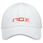 NOX Padel Cap White Red 05