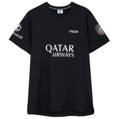 NOX Sponsors AT10 Tapia Padel T-shirt 2026 Black 02