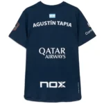NOX Sponsors AT10 Tapia Padel T-shirt 2026 Dark Blue 01
