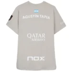 NOX Sponsors AT10 Tapia Padel T-shirt 2026 Grey
