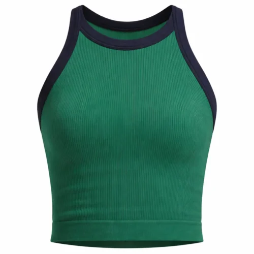 WILSON On The Daily Brami Padel Top Green 01