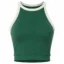 WILSON On The Daily Brami Padel Top Green White 01
