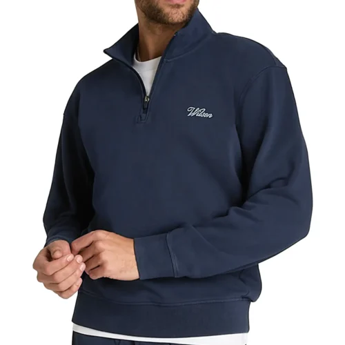 WILSON Playstate Quarter Zip Padel Sweatshirt 2026 01