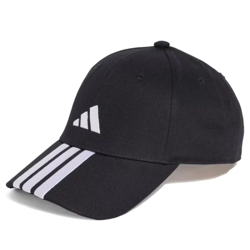 Gorra Adidas New Logo 3 Stripes B-Ball Negra