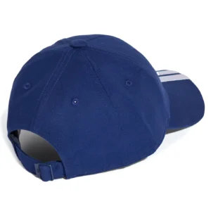 ADIDAS New Logo 3 Stripes B-Ball Cap Blue 03
