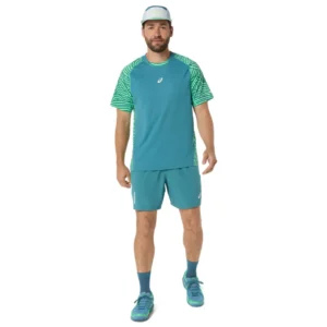 ASICS Padel Court All Over Print Padel T-shirt 2026 Vital Green 01