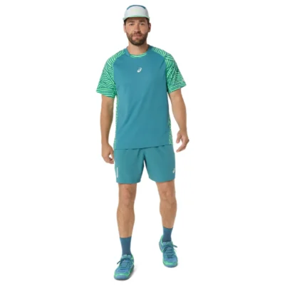 ASICS Padel Court All Over Print Padel T-shirt 2026 Vital Green 01