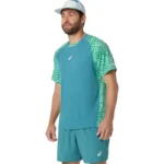 ASICS Padel Court All Over Print Padel T-shirt 2026 Vital Green 05