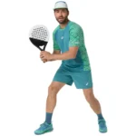 ASICS Padel Court All Over Print Padel T-shirt 2026 Vital Green 07