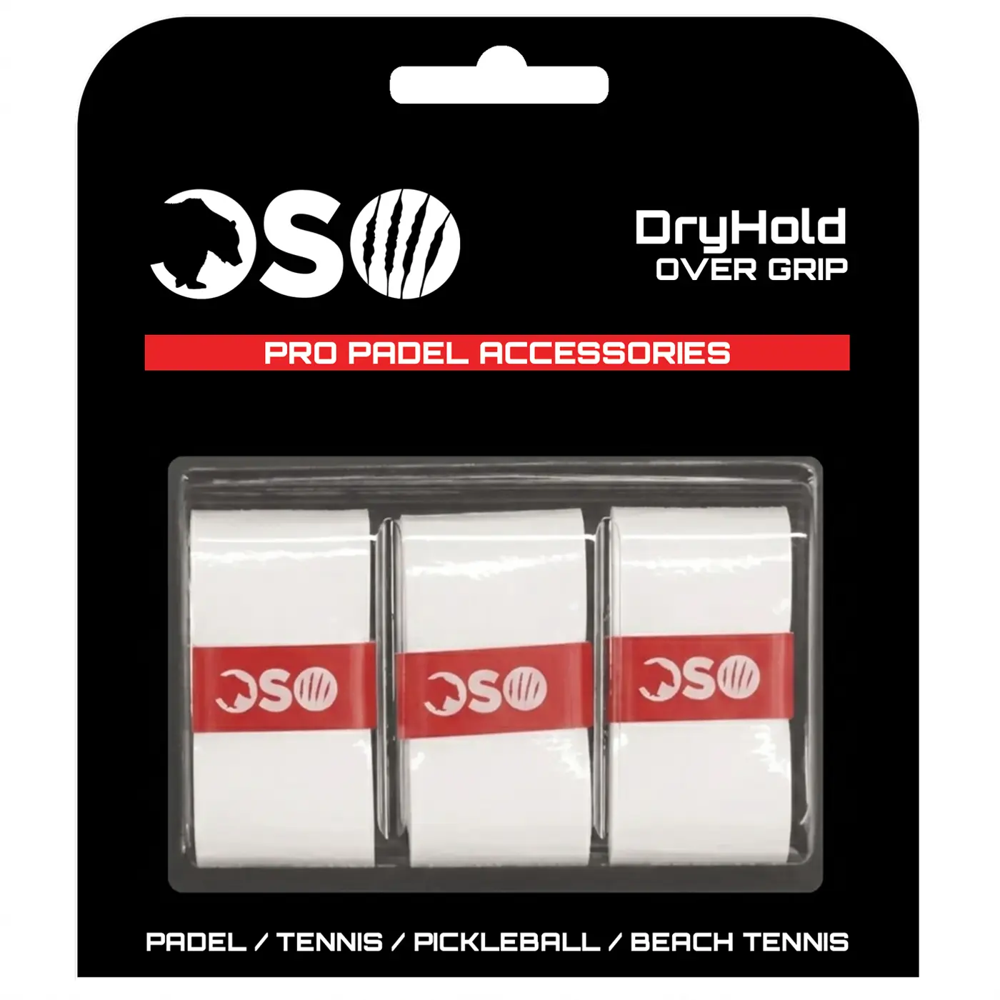 OSO-Padel-DryHold-Overgrip-2026-White OSO-Padel-DryHold-Overgrip-2026-White