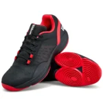 WILSON Hurakn Pro V2 Men Padel Shoes Black Red 01