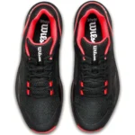 WILSON Hurakn Pro V2 Men Padel Shoes Black Red 06