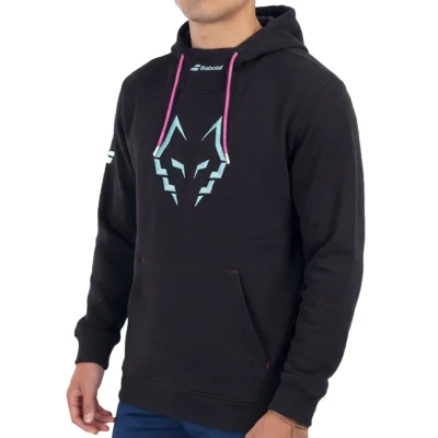 BABOLAT Juan Lebrón Padel Hood Sweat Black 01