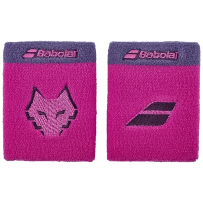 BABOLAT Juan Lebron Terry Jumbo Padel Wristbands Pink