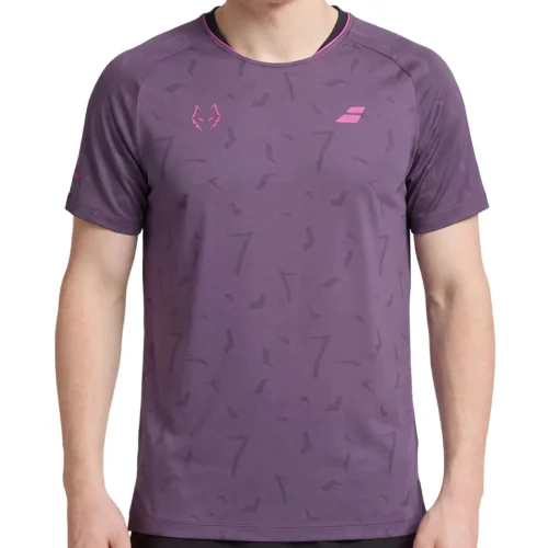 BABOLAT Réplica Juan Lebrón Padel T-Shirt Violet 01