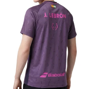 BABOLAT Réplica Juan Lebrón Padel T-Shirt Violet 02